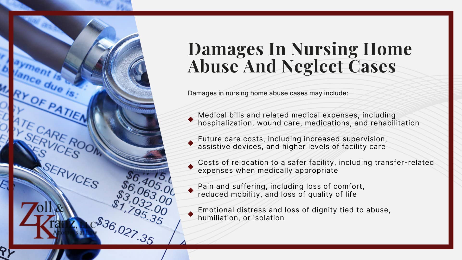 Damages In Nursing Home Abuse And Neglect Cases; Ohio Laws And Regulations That Apply to Nursing Home Abuse Cases; How To Report Concerns to Ohio Agencies And The Long-Term Care Ombudsman; What To Do If You Suspect Nursing Home Abuse In Toledo; Types of Nursing Home Abuse Cases We Handle; Warning Signs of Nursing Home Abuse And Neglect; Nursing Home Negligence Can Include System Failures, Not Just One Staff Member’s Conduct; What Counts as Nursing Home Abuse And Neglect In Ohio; What Counts as Nursing Home Abuse And Neglect In Ohio