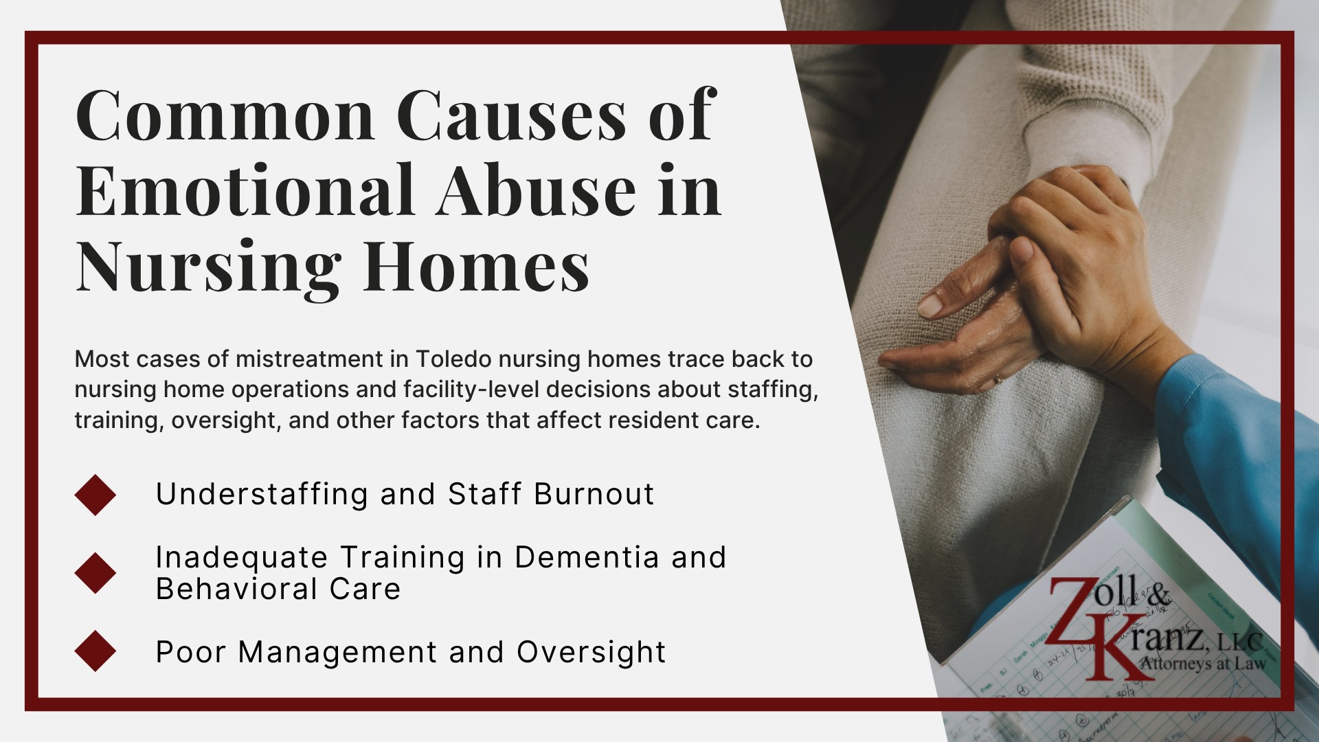 Common Causes of Emotional Abuse in Nursing Homes; Warning Signs of Emotional Abuse in Nursing Home; Common Types of Mental and Emotional Abuse