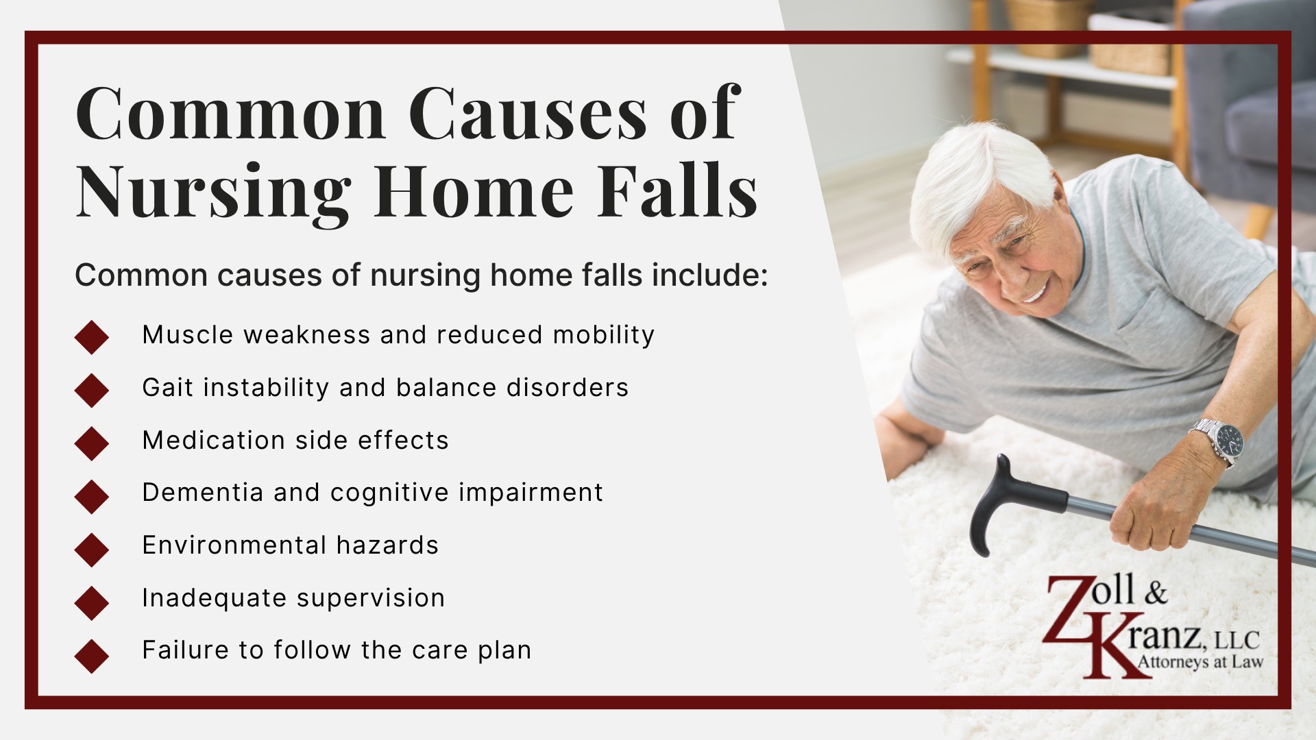 Why Falls Are Common in Nursing Homes; Common Causes of Nursing Home Falls