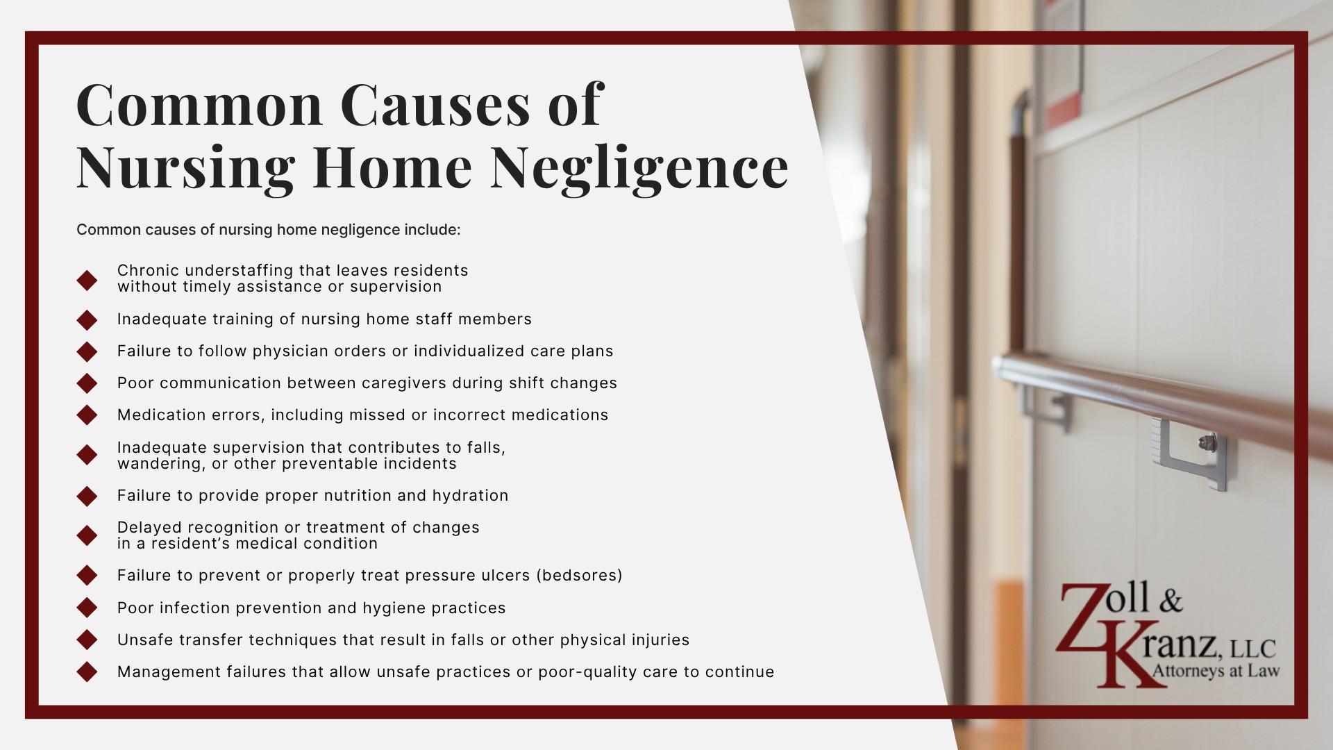 Common Causes of Nursing Home Negligence