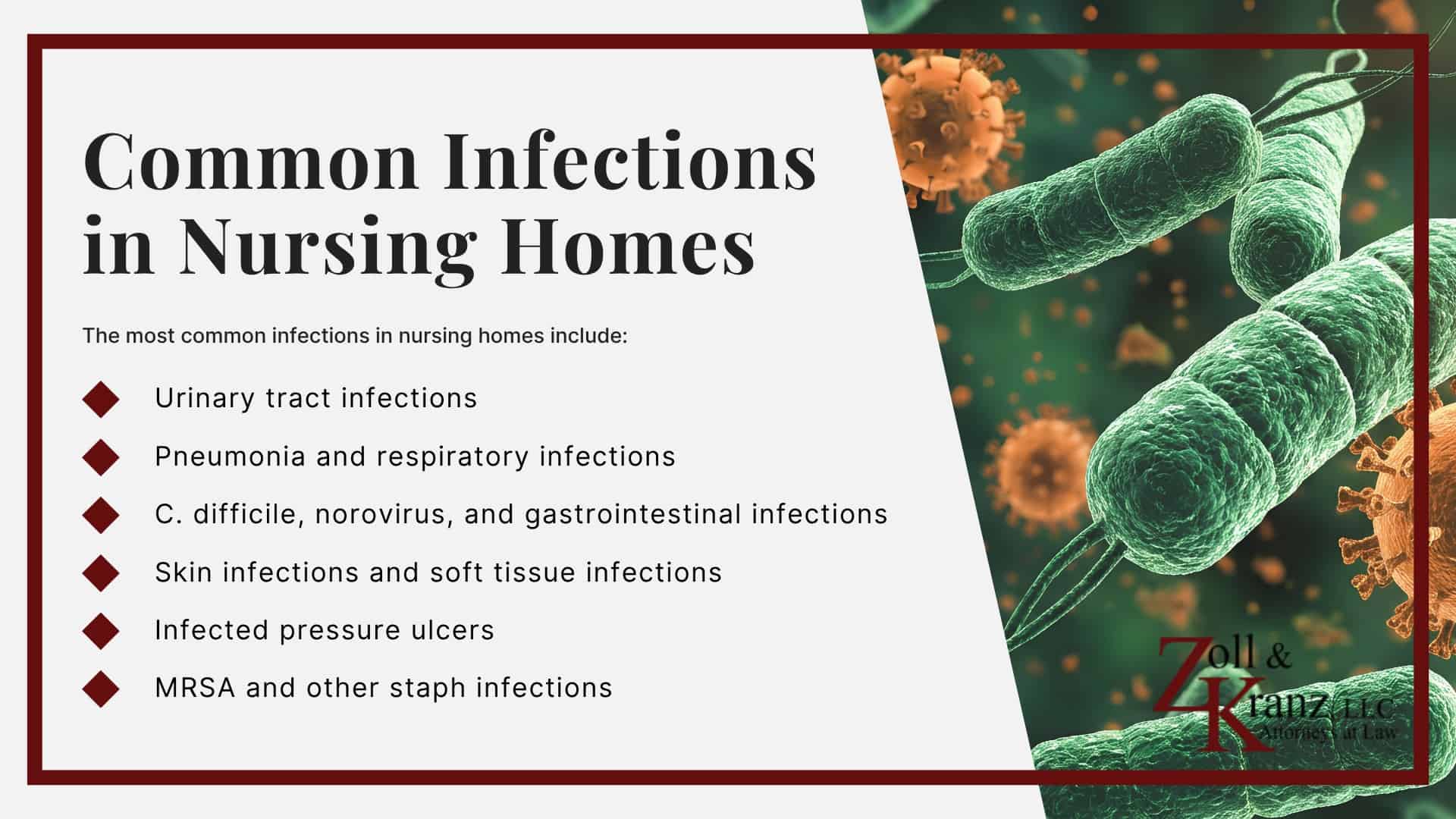 Common Infections in Nursing Homes; Common Causes of Infections in Toledo Nursing Homes; Common Causes of Infections in Toledo Nursing Homes