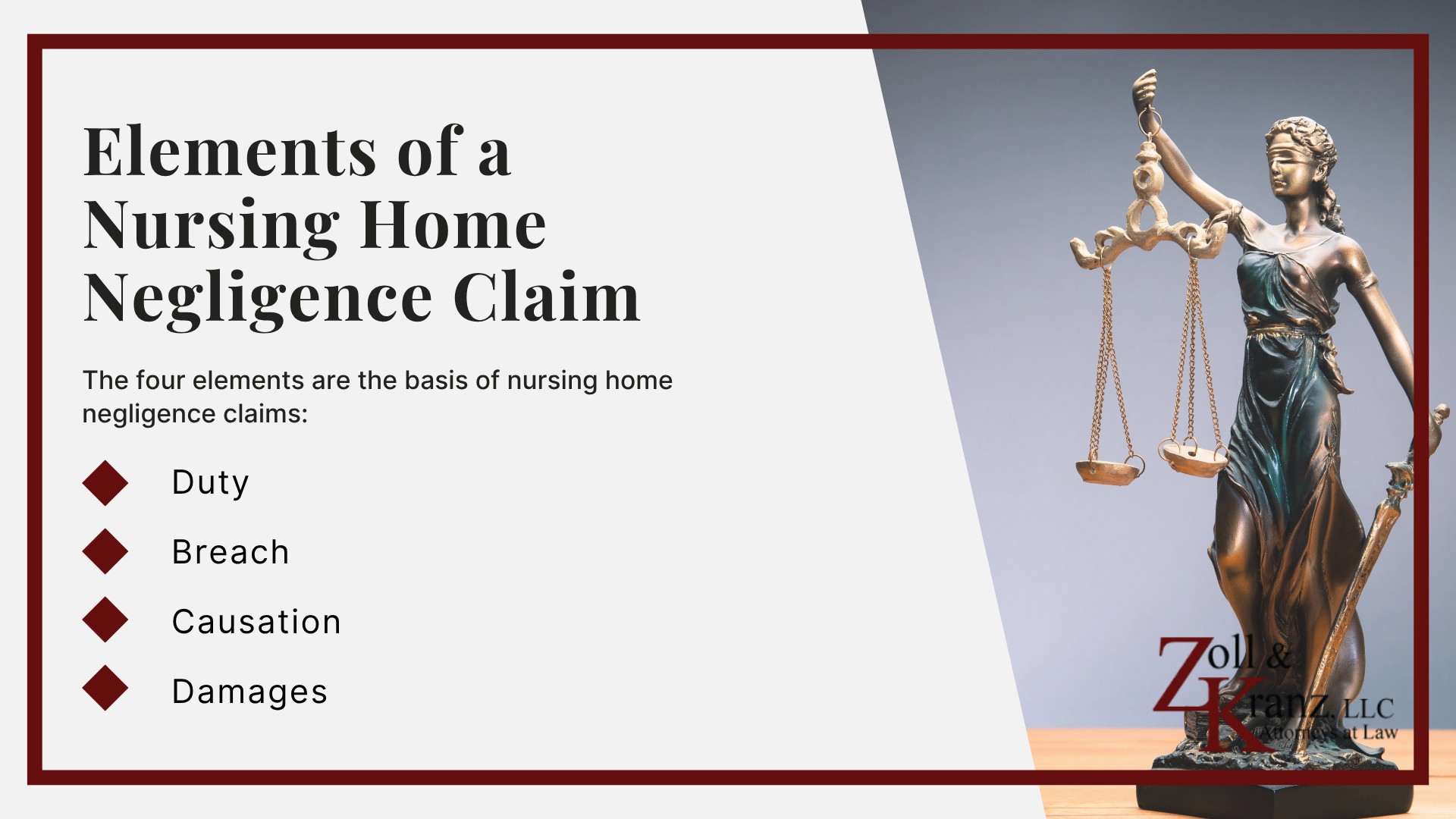 Elements of a Nursing Home Negligence Claim; Filing a Nursing Home Negligence Claim for Falls; Federal and Ohio Nursing Home Fall Laws; Common Injuries From Nursing Home Falls; How to Prevent Falls in Nursing Homes; Why Falls Are Common in Nursing Homes; Common Causes of Nursing Home Falls