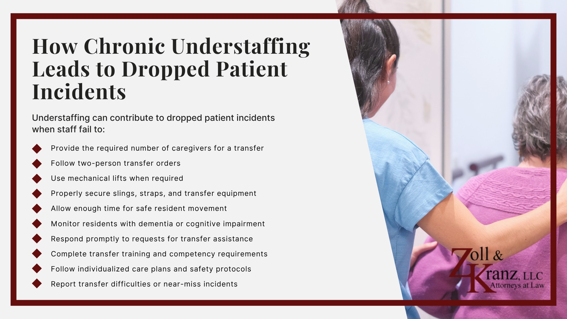How Chronic Understaffing Leads to Dropped Patient Incidents; Why Patient Drops Happen During Nursing Home Transfers