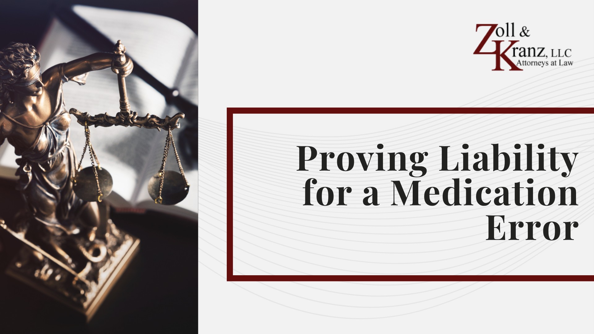 Proving Liability for a Medication Error; Federal and State Medication Standards; Steps to Take After a Medication Error in a Nursing Home; Warning Signs of a Medication Error; Types of Nursing Home Medication Errors (2); Causes of Nursing Home Medication Errors; Types of Nursing Home Medication Errors