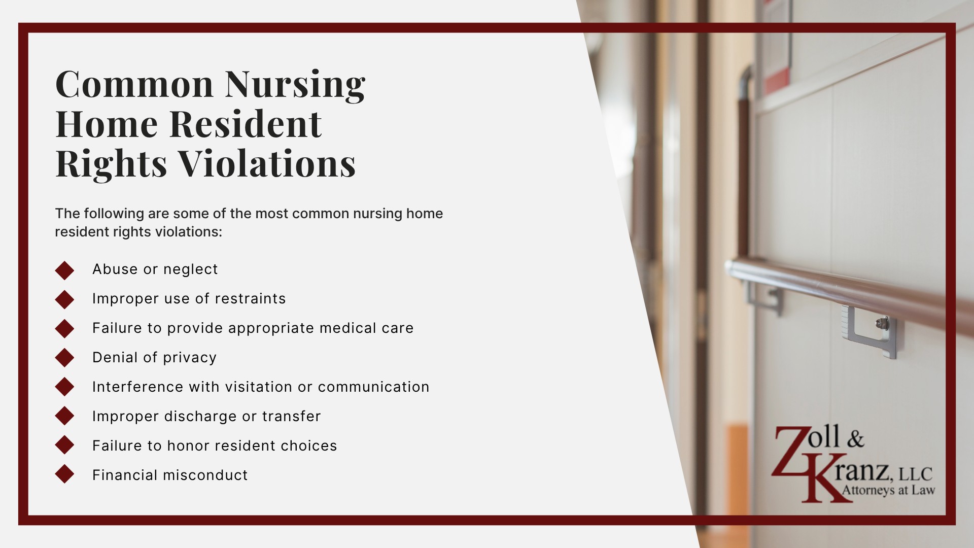 Common Nursing Home Resident Rights Violations; Basic Rights of an Ohio Nursing Home Resident; Nursing Home Resident Rights Under Federal and State Law
