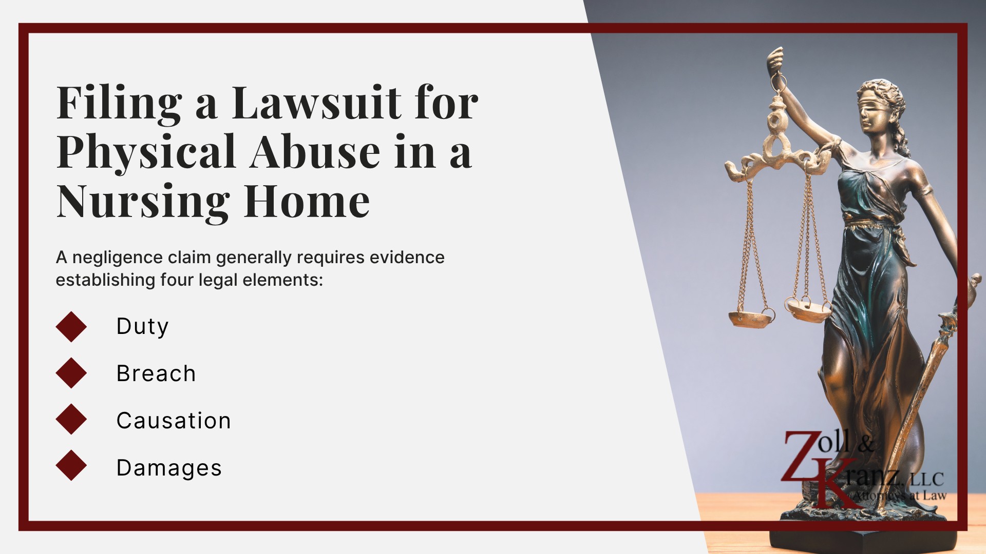 Filing a Lawsuit for Physical Abuse in a Nursing Home; Liability for Physical Abuse in a Nursing Home; Steps to Take If You Suspect Physical Abuse in a Nursing Home; Consequences of Physical Abuse for a Nursing Home Resident; Types of Physical Abuse in Nursing Homes; Causes of Physical Abuse in Nursing Homes; Warning Signs of Physical Abuse in a Nursing Home