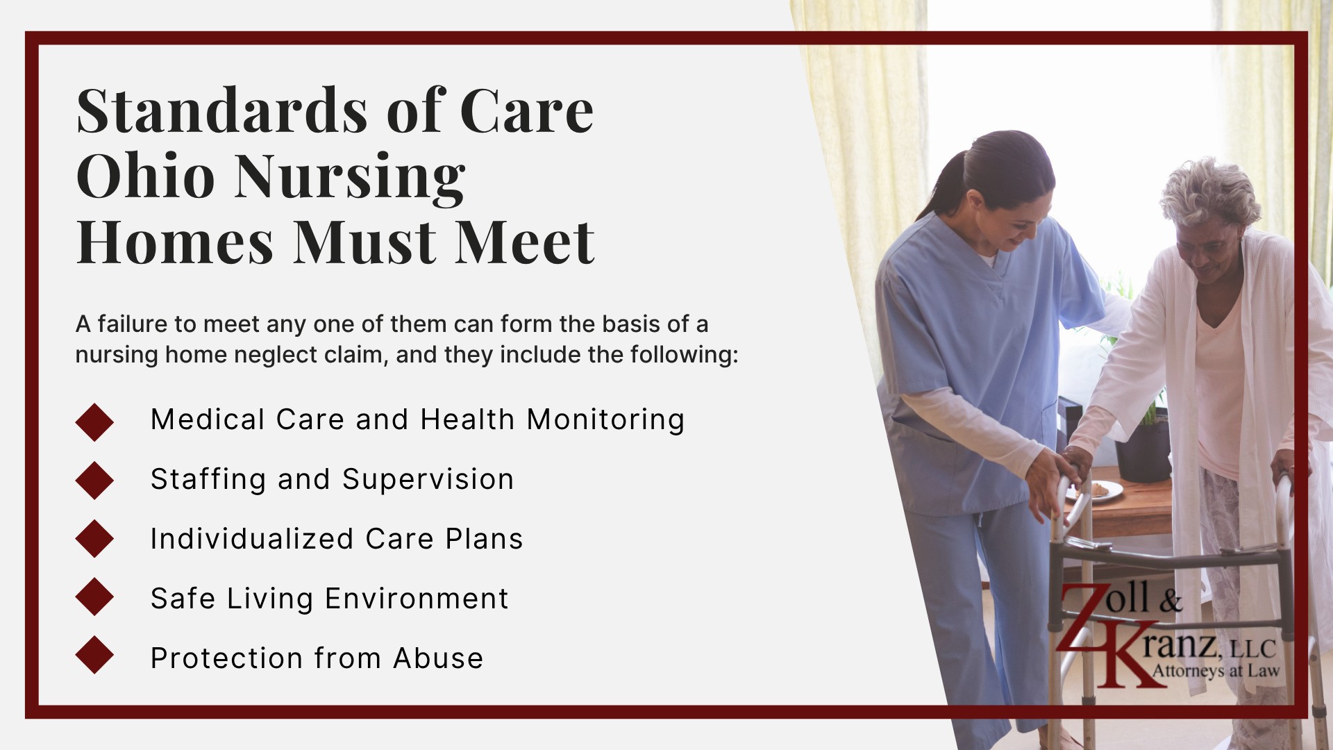 Standards of Care Ohio Nursing Homes Must Meet; Federal and Ohio Laws Governing Nursing Home Care; What Is the Duty of Care in a Nursing Home