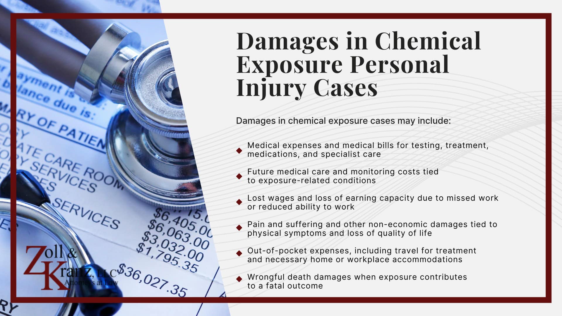 Damages in Chemical Exposure Personal Injury Cases; Gathering Evidence for Toxic Chemical Exposure Cases; Do You Qualify for a Chemical Exposure Lawsuit; Ohio Laws, Regulations, and Deadlines That Apply to Toxic Exposure Claims; How to Prove a Toxic Exposure Case in Ohio; Health Risks and Effects of Toxic Exposure; Types of Toxic Exposure in Toledo, Ohio; Common Sources of Chemical Exposure