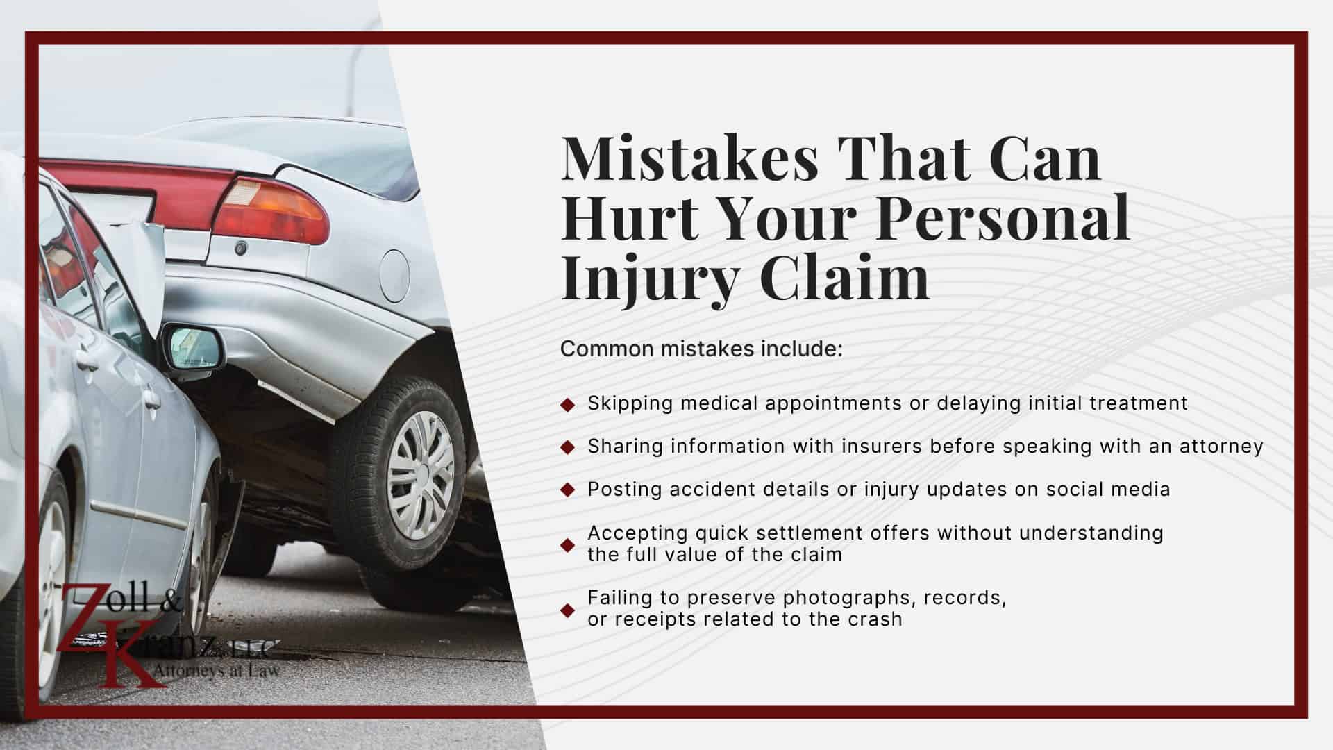 Mistakes That Can Hurt Your Personal Injury Claim; Steps to Take After a Car Accident in Toledo, Ohio; The Car Accident Claims Process in Ohio Explained; Common Causes of Car Accidents in Toledo, OH