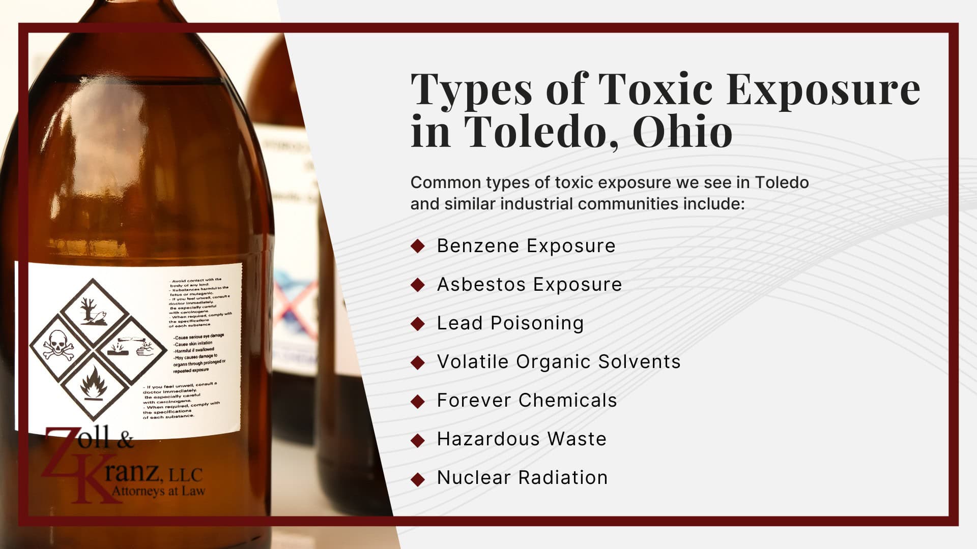 Types of Toxic Exposure in Toledo, Ohio