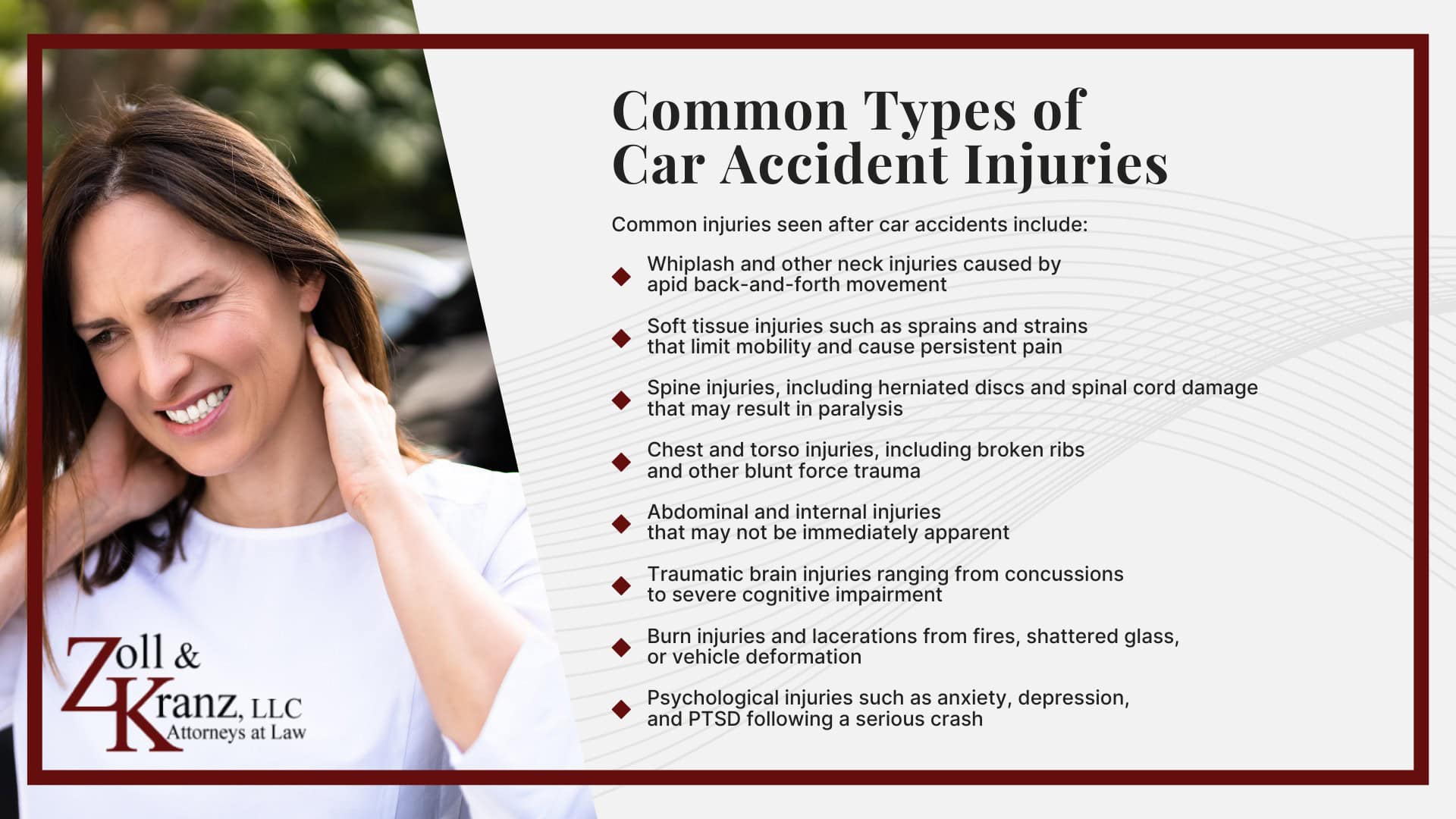 Common Types of Car Accident Injuries