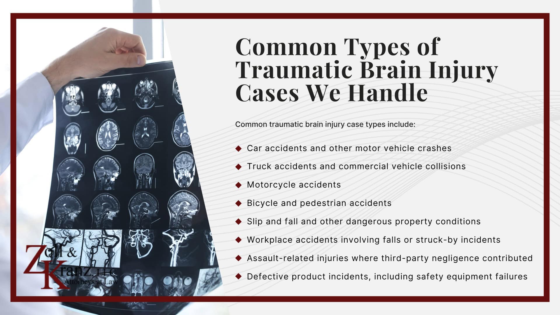 Common Types of Traumatic Brain Injury Cases We Handle; Understanding Traumatic Brain Injury Claims in Toledo, Ohio