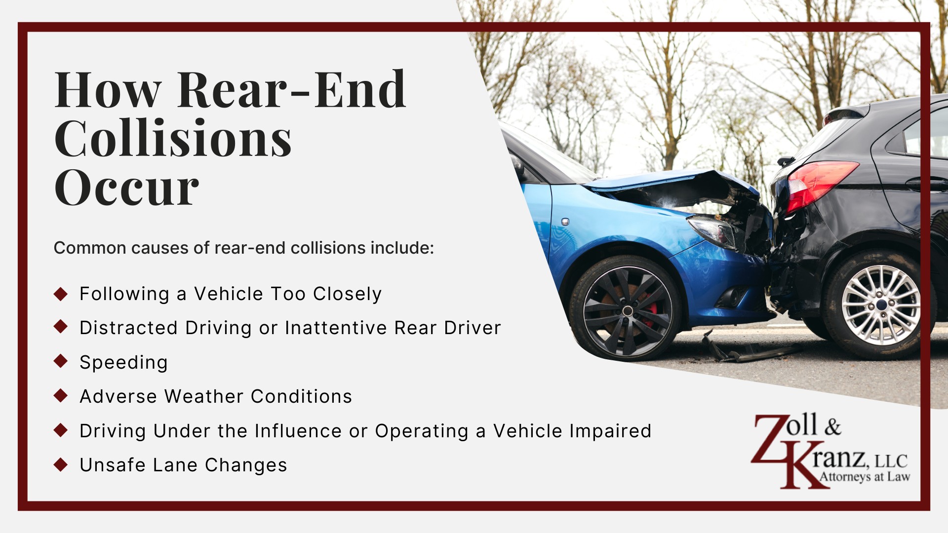 How Rear-End Collisions Occur