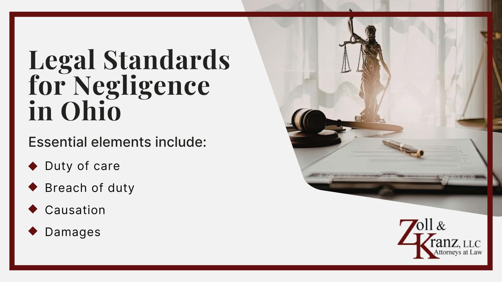 Legal Standards for Negligence in Ohio; What Is Liability in Personal Injury