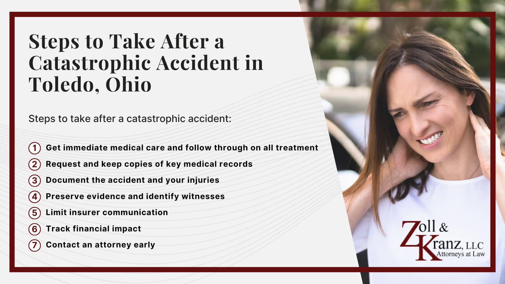 Steps to Take After a Catastrophic Accident in Toledo, Ohio; Common Causes of Catastrophic Accidents in Toledo, OH; How Catastrophic Accident Claims Work in Ohio; Understanding Catastrophic Accident Claims in Toledo, Ohio