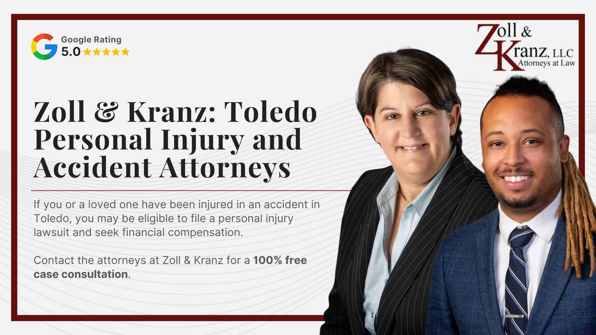 Zoll & Kranz_ Toledo Personal Injury and Accident Attorneys; The Importance of Hiring a Toledo Personal Injury Attorney; The Timeline of a Personal Injury Lawsuit in Ohio; What is a Personal Injury Lawsuit; Negligence in Personal Injury Claims