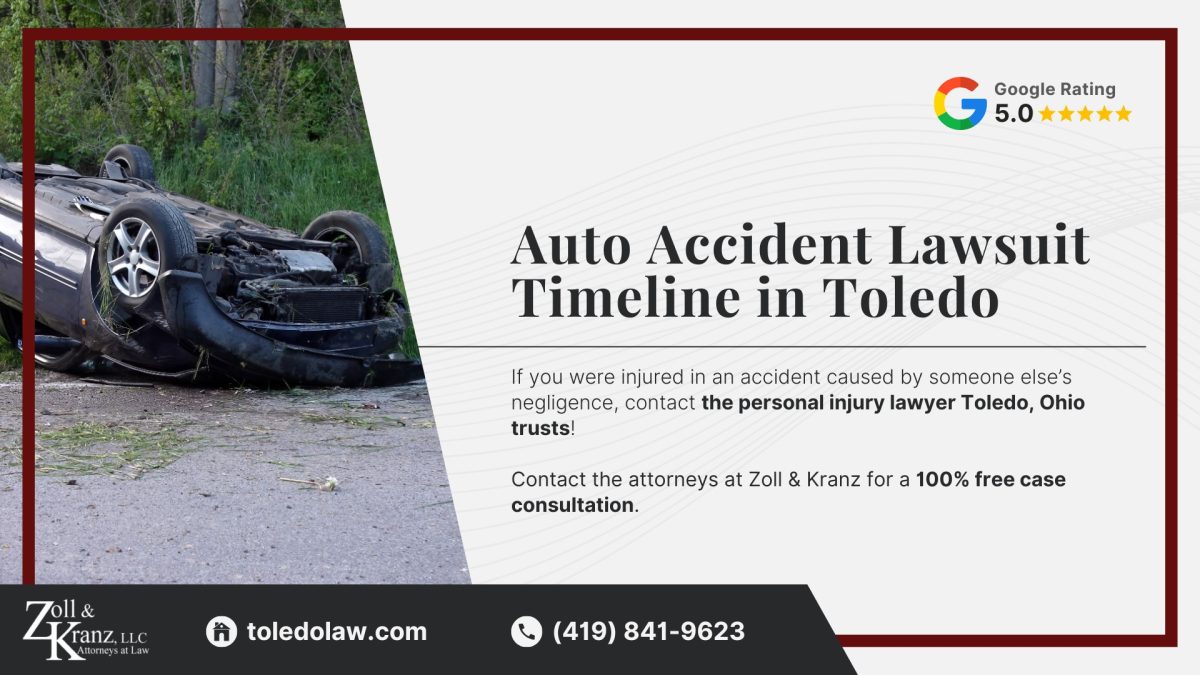 Auto Accident Lawsuit Timeline in Toledo