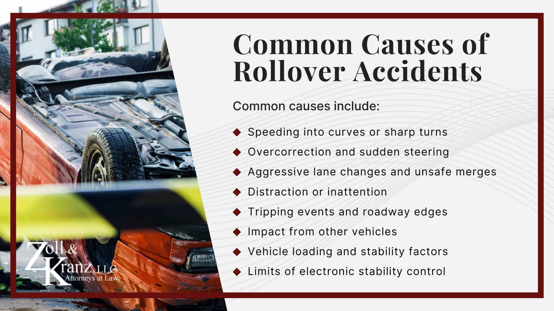Understanding Rollover Accident Claims in Toledo, Ohio; Common Causes of Rollover Accidents