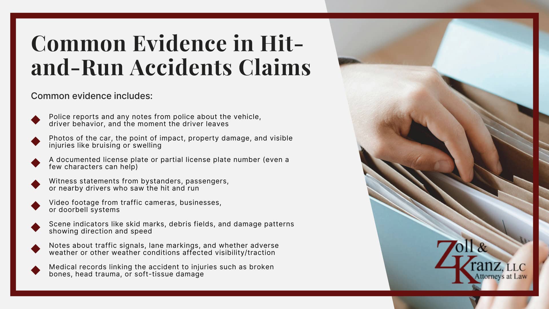 Common Evidence in Hit-and-Run Accidents Claims; The Legal Process of Toledo Car Accident Lawsuits; How Our Toledo Hit-and-Run Accidents Attorneys Build Strong Cases; Understanding Hit-and-Run Accident Claims in Toledo, Ohio;  How Hit-and-Run Accidents Occur