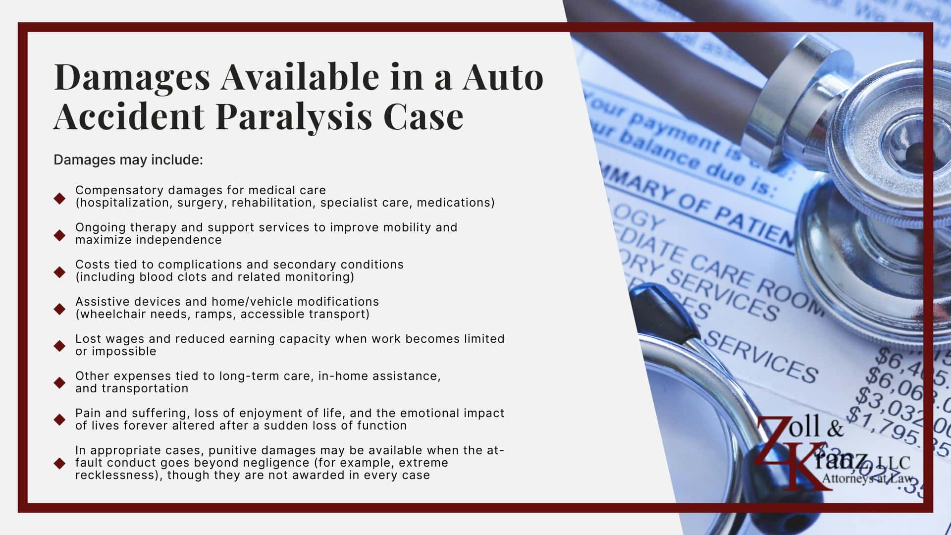 Damages Available in a Auto Accident Paralysis Case; Common Evidence in Auto Accident Paralysis Claims; Mistakes That Can Harm Your Auto Accident Paralysis Claim; Steps Injury Victims Should Take Immediately After an Accident; Investigating Liability and Identifying At-Fault Parties; How Our Toledo Auto Accident Attorneys Build Strong Cases; Types of Car Accidents That Often Lead to Paralysis; Understanding Auto Accident Paralysis Claims in Toledo, Ohio; Injuries Associated with Paralysis 