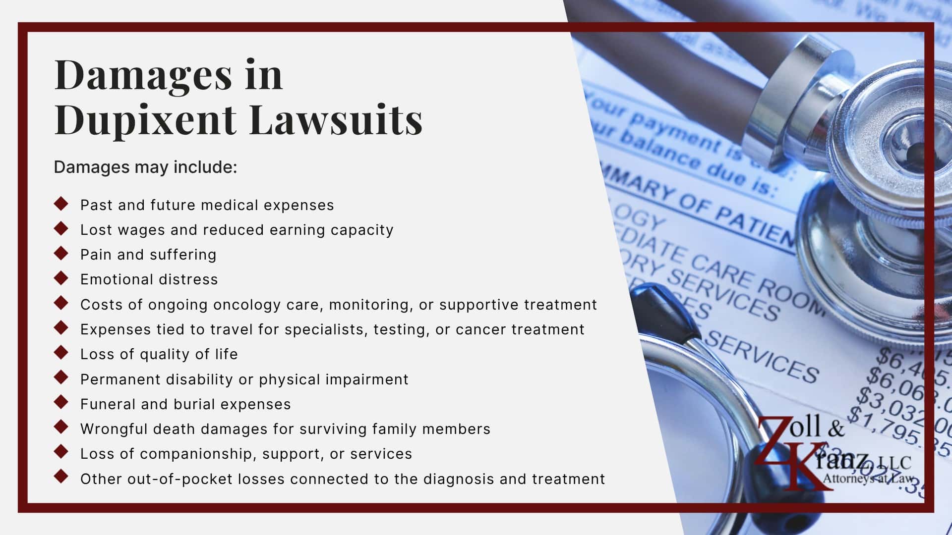 Damages in Dupixent Lawsuits; Evidence in Dupixent Lawsuit Claims; Do You Qualify for the Dupixent Lawsuit; Warning Signs of T-Cell Lymphoma; Is Dupixent Linked to Lymphoma; Dupixent Lawsuit Investigation Overview; Who Uses Dupixent; What is Dupixent