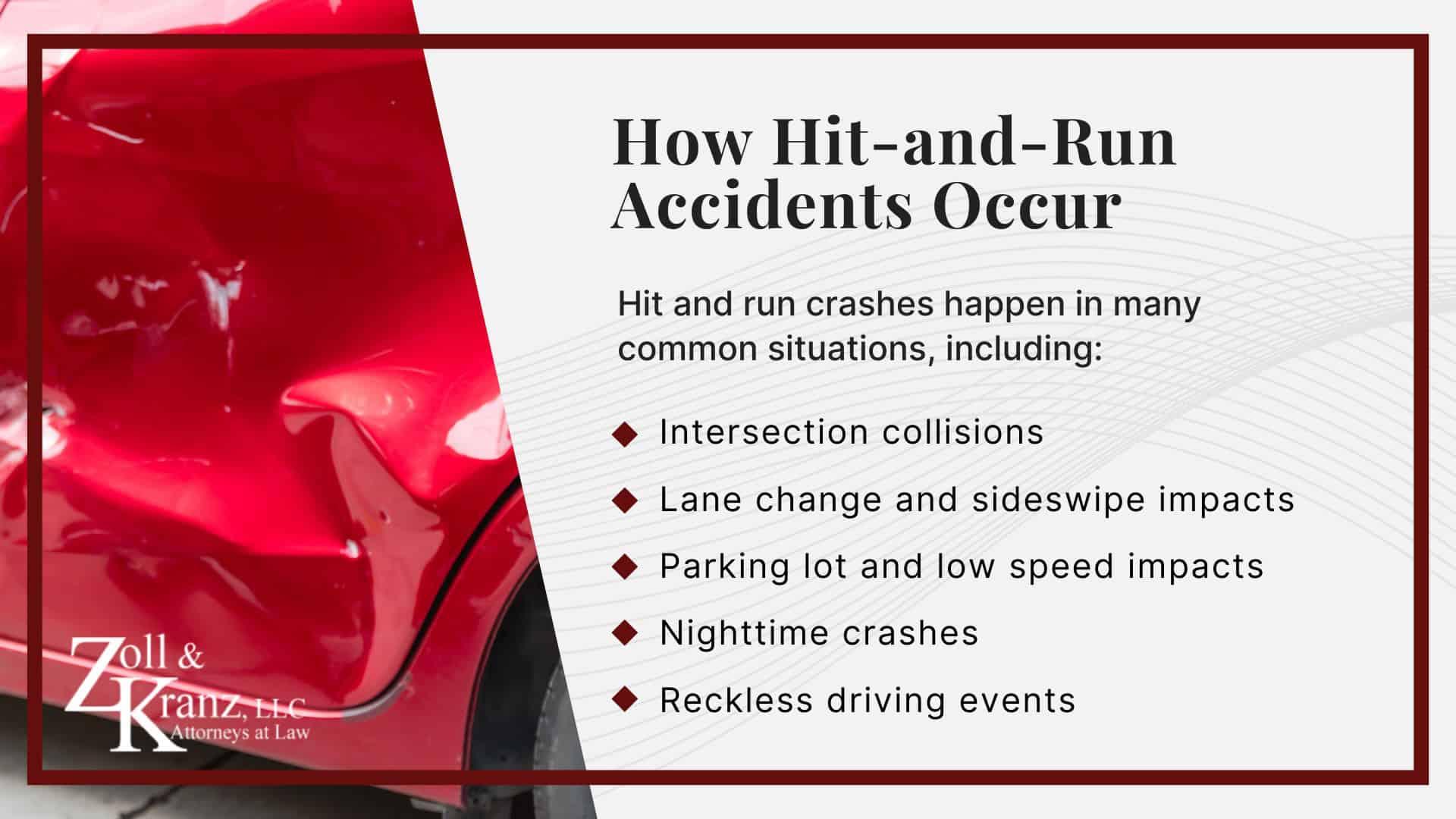 Understanding Hit-and-Run Accident Claims in Toledo, Ohio;  How Hit-and-Run Accidents Occur
