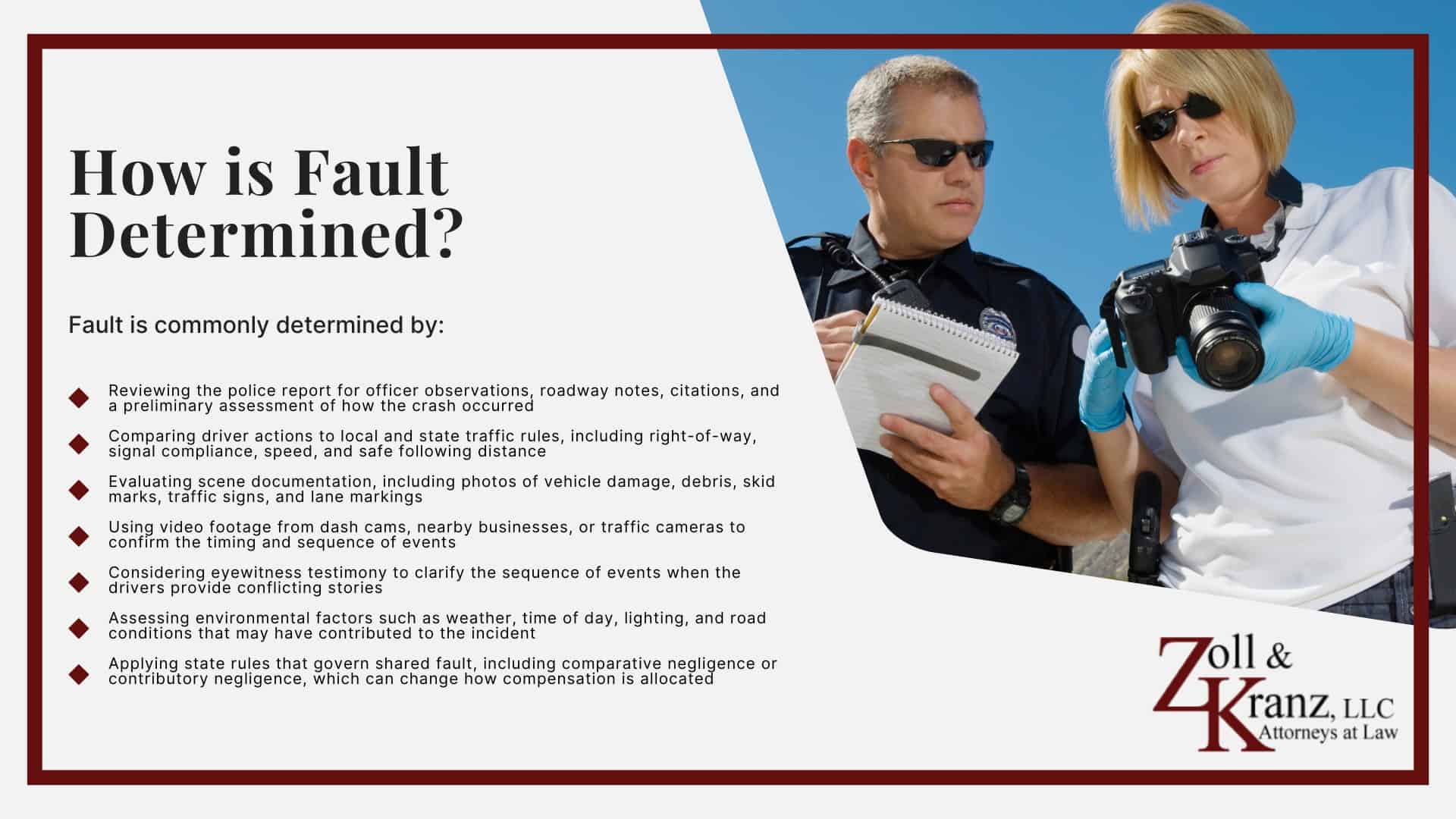 Determining Fault in Car Accident Cases; How is Fault Determined