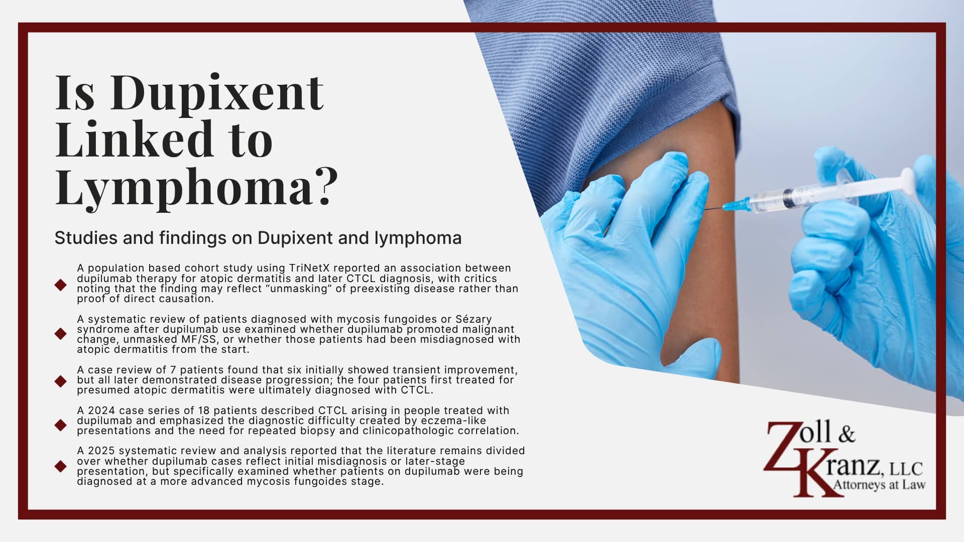 Is Dupixent Linked to Lymphoma; Dupixent Lawsuit Investigation Overview; Who Uses Dupixent; What is Dupixent