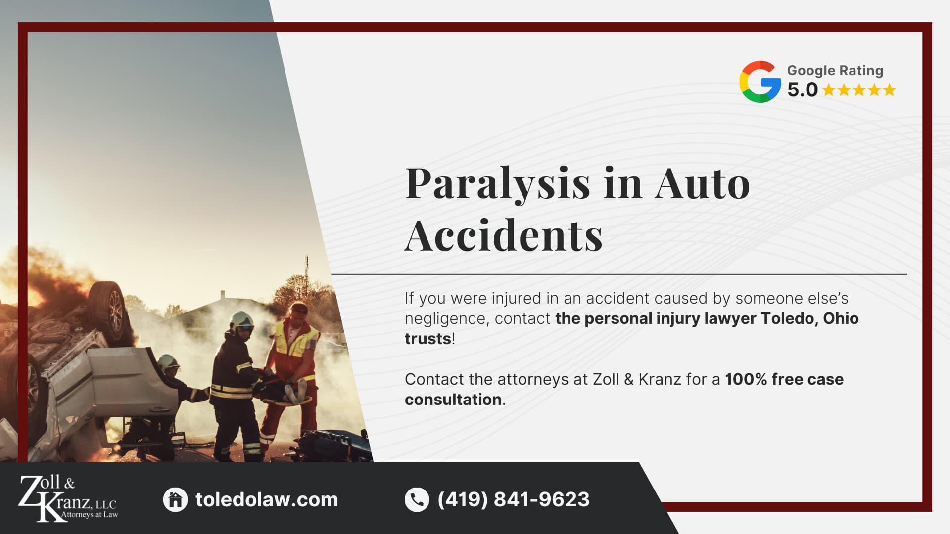 Paralysis in Auto Accidents