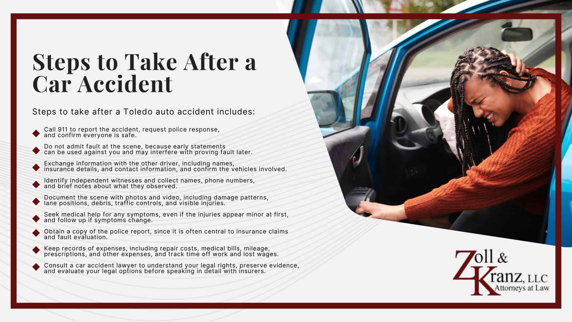Steps to Take After a Car Accident; The Legal Process of Toledo Car Accident Lawsuits; Determining Fault in Car Accident Cases; How is Fault Determined; Who Can Be Held Liable