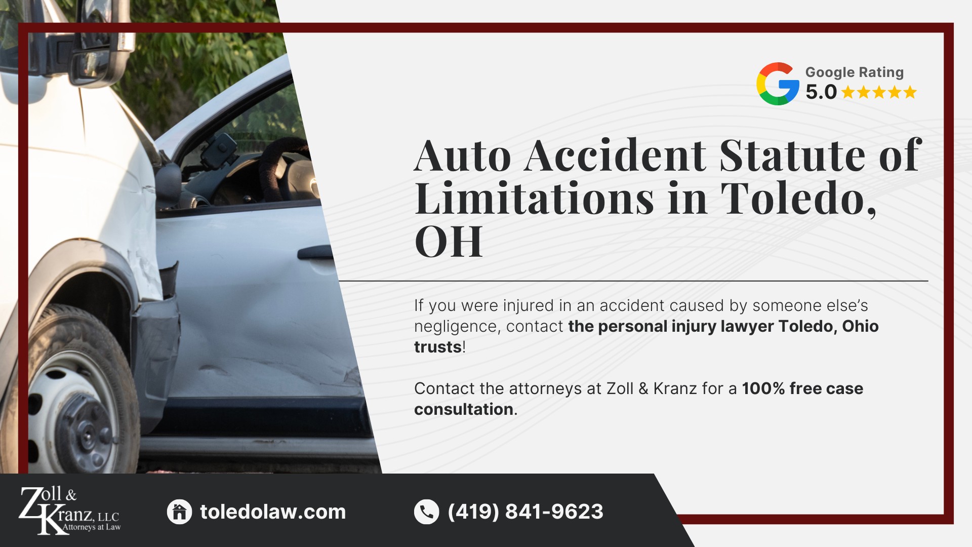 Auto Accident Statute of Limitations in Toledo, OH