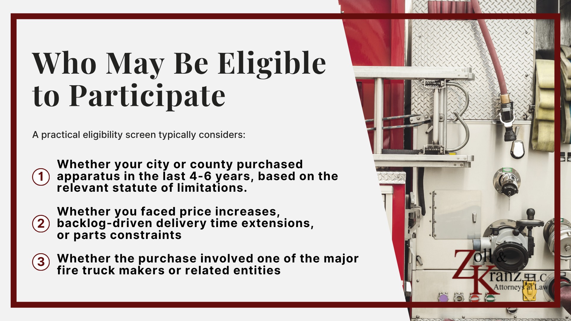Who May Be Eligible to Participate; Who the Claims Are Against; What the Lawsuit Alleges_ Market Consolidation and Anticompetitive Conduct; Why Public Agencies Are Filing Now