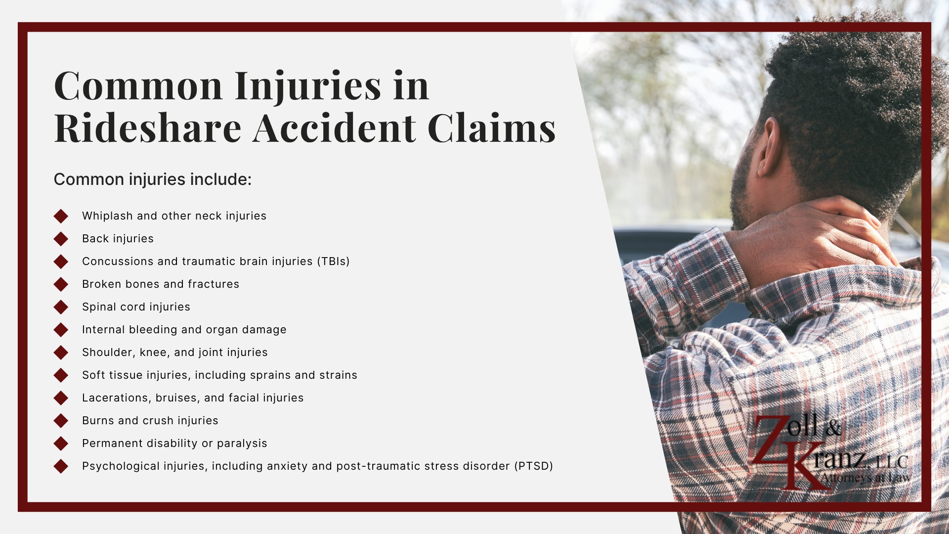 Damages Available in a Toledo Rideshare Accident Claim; Gathering Evidence for a Rideshare Accident Case; Do You Qualify for a Rideshare Accident Claim; Mistakes That Can Hurt Your Rideshare Accident Claim; Steps to Take After a Rideshare Accident in Toledo, Ohio; Understanding Rideshare Accident Claims in Toledo, Ohio; Common Causes of Rideshare Accidents in Toledo, OH; Common Injuries in Rideshare Accident Claims