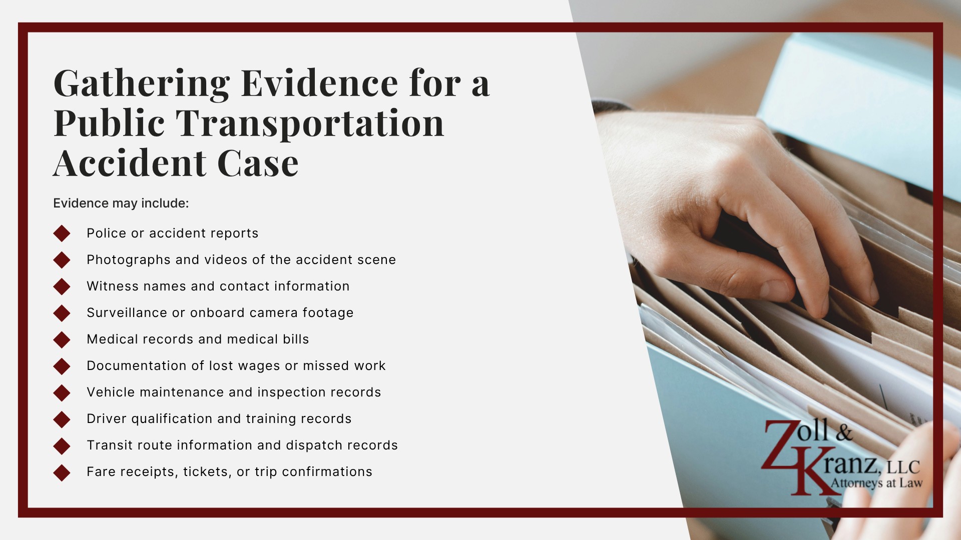 Gathering Evidence for a Public Transportation Accident Case; Do You Qualify for a Public Transportation Accident Claim; Steps to Take After a Public Transportation Accident in Toledo, Ohio; Understanding Public Transportation Accident Claims in Toledo, Ohio