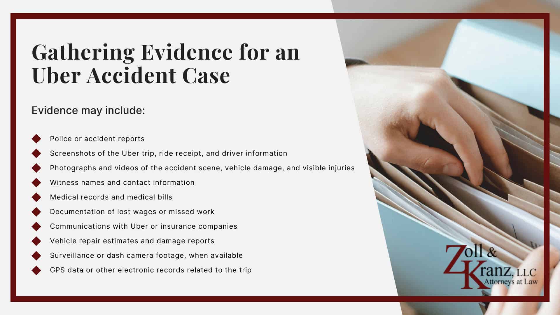 Gathering Evidence for an Uber Accident Case; Do You Qualify for an Uber Car Accident Claim; Steps to Take After an Uber Accident in Toledo, Ohio; Understanding Uber Accident Claims in Toledo, Ohio; How Uber Accident Claims Work in Ohio; Common Causes of Uber Accidents in Toledo, OH