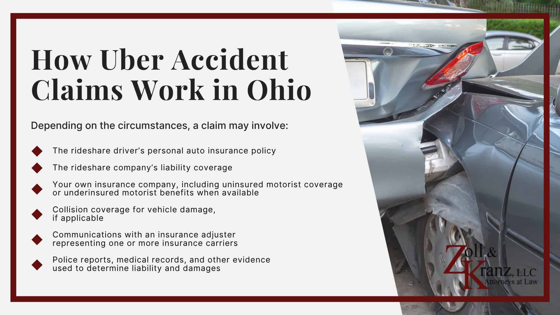 Understanding Uber Accident Claims in Toledo, Ohio; How Uber Accident Claims Work in Ohio