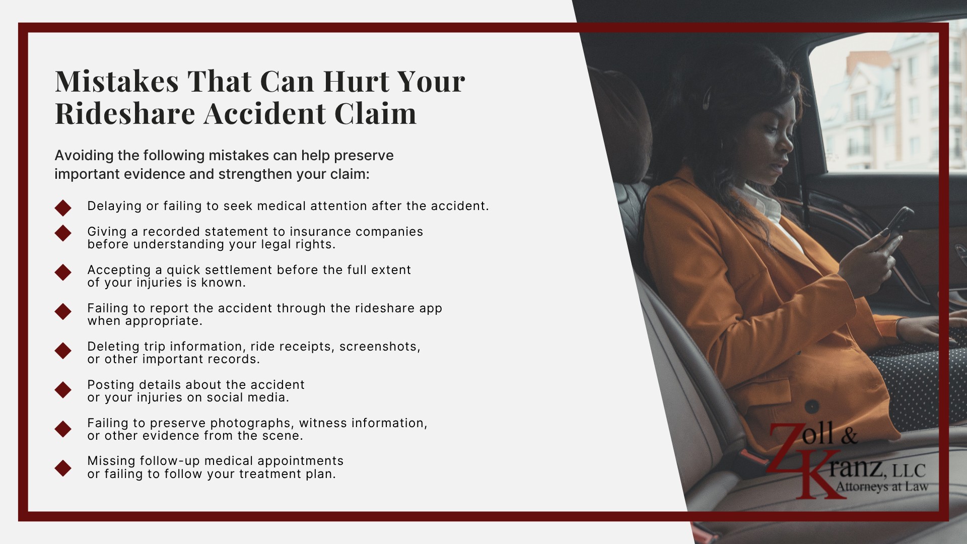 Mistakes That Can Hurt Your Rideshare Accident Claim; Steps to Take After a Rideshare Accident in Toledo, Ohio; Understanding Rideshare Accident Claims in Toledo, Ohio; Common Causes of Rideshare Accidents in Toledo, OH