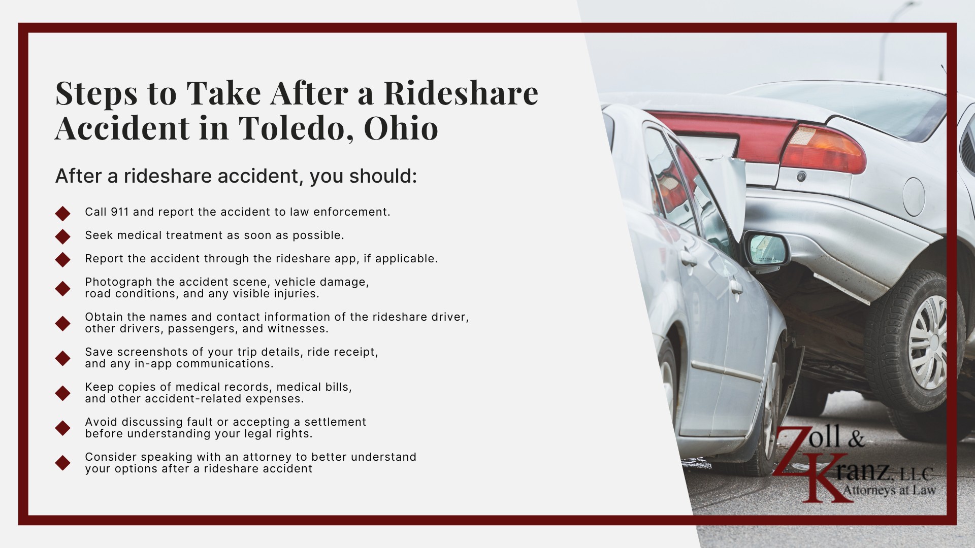 Steps to Take After a Rideshare Accident in Toledo, Ohio; Understanding Rideshare Accident Claims in Toledo, Ohio; Common Causes of Rideshare Accidents in Toledo, OH