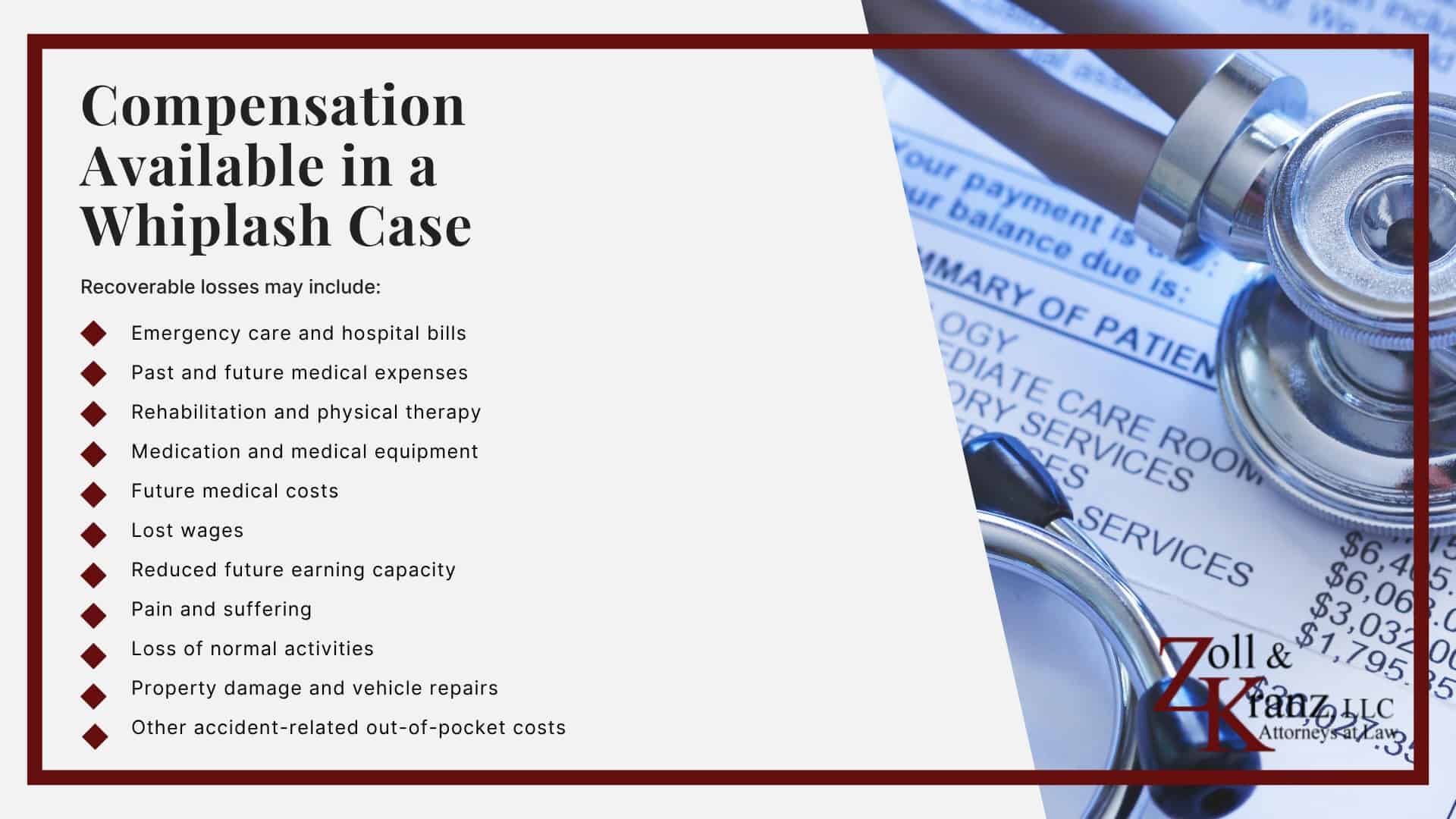 Compensation Available in a Whiplash Case; Evidence Needed for a Toledo Whiplash Claim; Who May Be Liable for a Whiplash Injury; How Whiplash Is Diagnosed and Treated; Symptoms of Whiplash After a Crash; Common Causes of Whiplash Injuries in Toledo; What Is Whiplash; How Whiplash Happens in Car Accidents